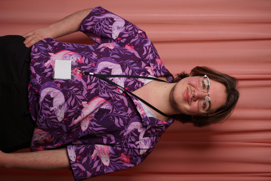 Foto van Axie aan photowall op T-Day