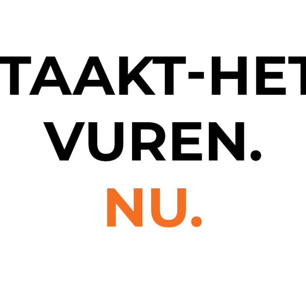 Staakt-het-vuren. Nu.