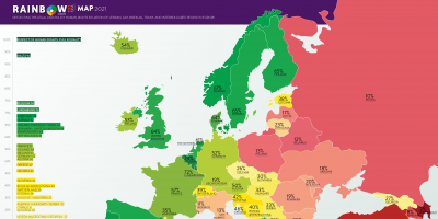 rainbow europe map 2021