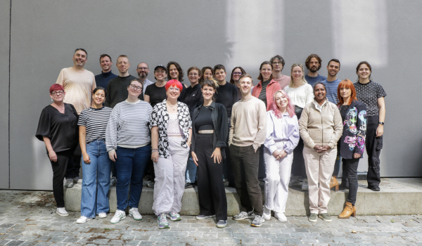 teamfoto foto met teamleden