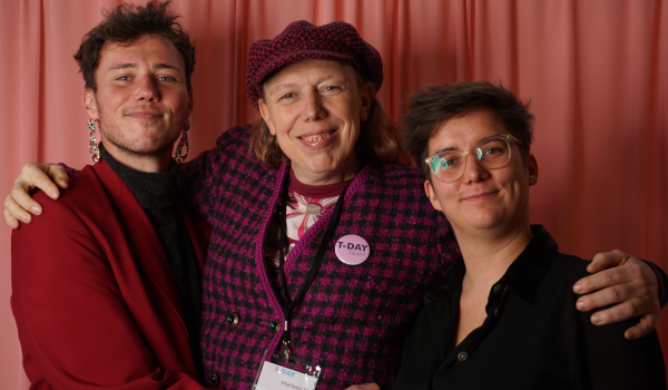 Foto van Tim, Marleen en Isabel