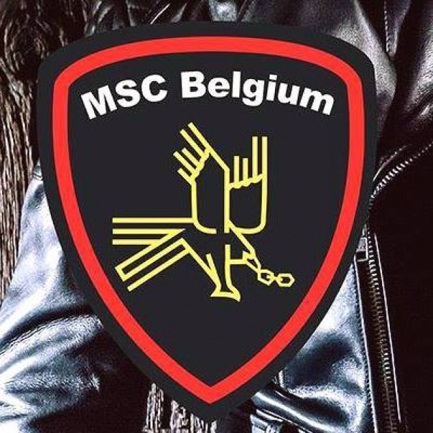 Patch met tekst 'MSC Belgium'