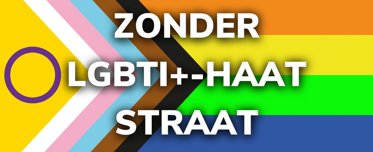 Zonder LGBTI+-haat affiche